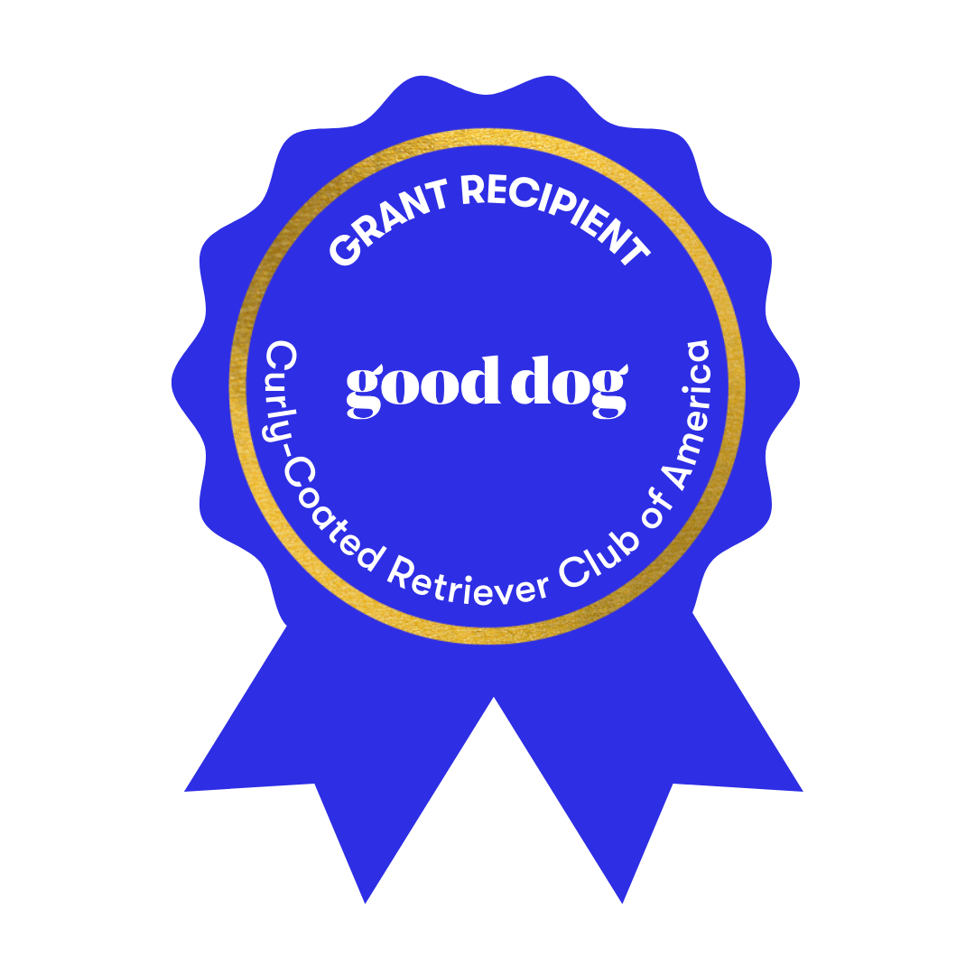 Official Good Dog Grant Recipient Badge